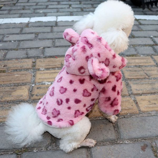 Faux-fur-leopard-print-Dog-Clothes-Manufacturer Dog-Clothes-Manufacturer in China