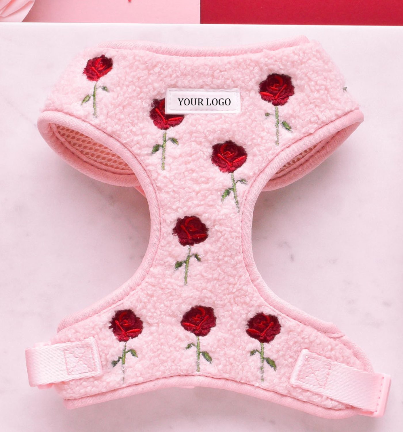 embroidered-teddy-adjustable-neck-harness embroidered-teddy-adjustable-neck-harness-manufacturer