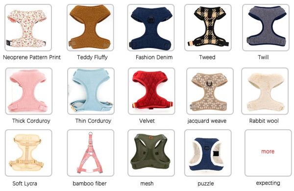 Custom Fabric Dog harness Manufacturer & Custom Pet Products Factory Custom Fabric Dog harness Manufacturer & Custom Pet Products Factory